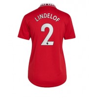 Manchester United Victor Lindelof #2 Fußballbekleidung Heimtrikot Damen 2022-23 Kurzarm